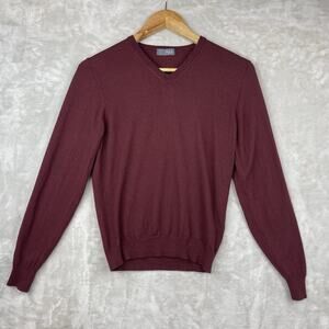 Drumohr Modern Merino Wool Women's Sweater Italy 46 Superfine 140s *read*